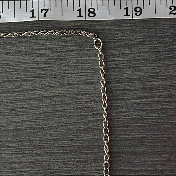 "5/$25" Silvertone Bronze Turquoise Rhinestone Southwestern Pendant Necklace - Picture 9 of 10